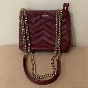 Kate Spade Burgundy/Maroon Crossbody/Shoulder Bag